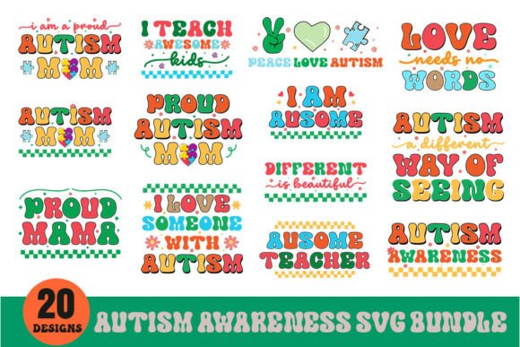 Autism Awareness Retro Svg Bundle: A Designer's Review