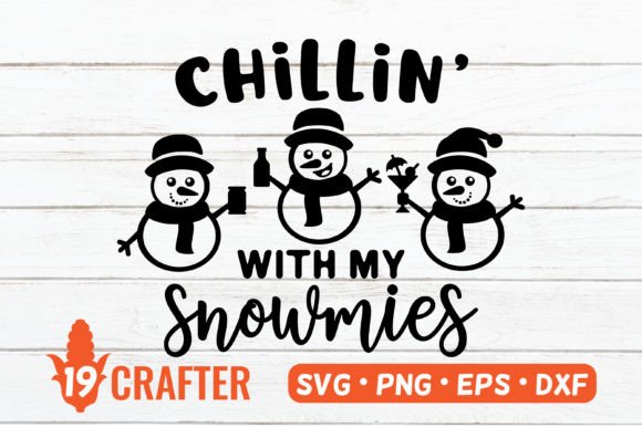 Chillin with My Homies Snowman SVG Review
