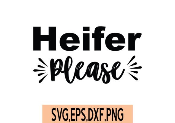Heifer Please SVG: A Designer's Take on Farmhouse Embroidery