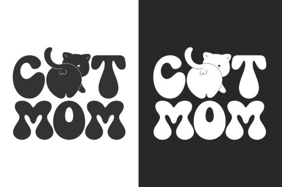 Retro Cat Mom SVG: A Designer's Review for Embroidery